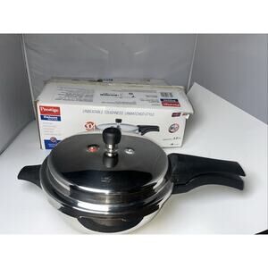 Prestige Deluxe Alpha Stainless Steel 4L Handi Pressure Cooker - 20609